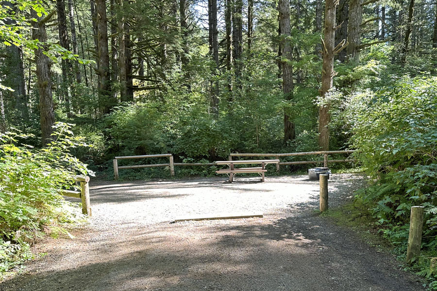 Alsea Falls campground, Oregon