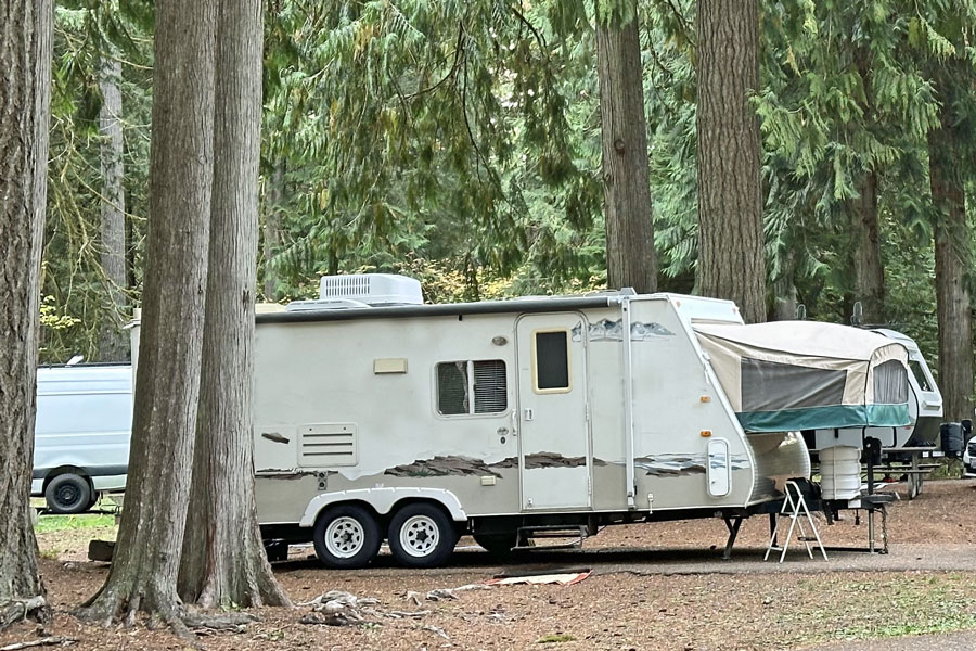 Big Eddy campground, Oregon