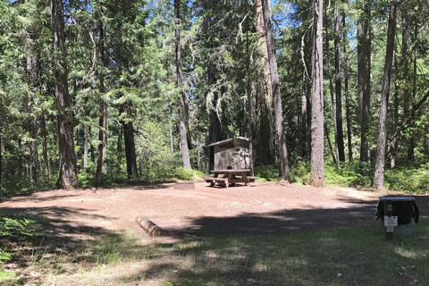 Packard Creek Campground, Hills Creek Reservoir, Oregon