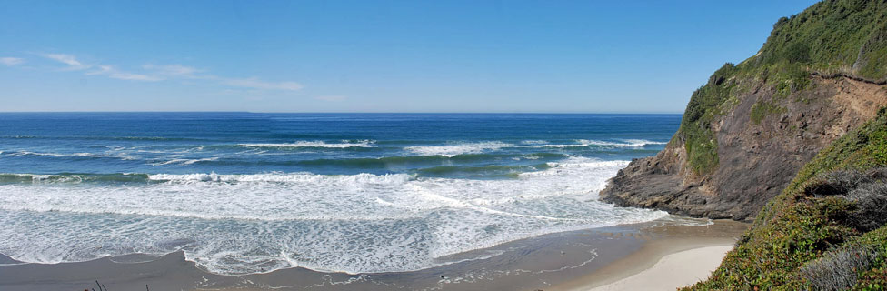 Oregon coast by Rock Creek Campground, Siuslaw National Forest, Oregon