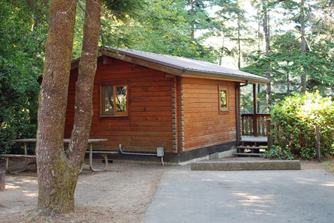 Umpqua Lighthouse State Park Campground, Douglas County, Oregon